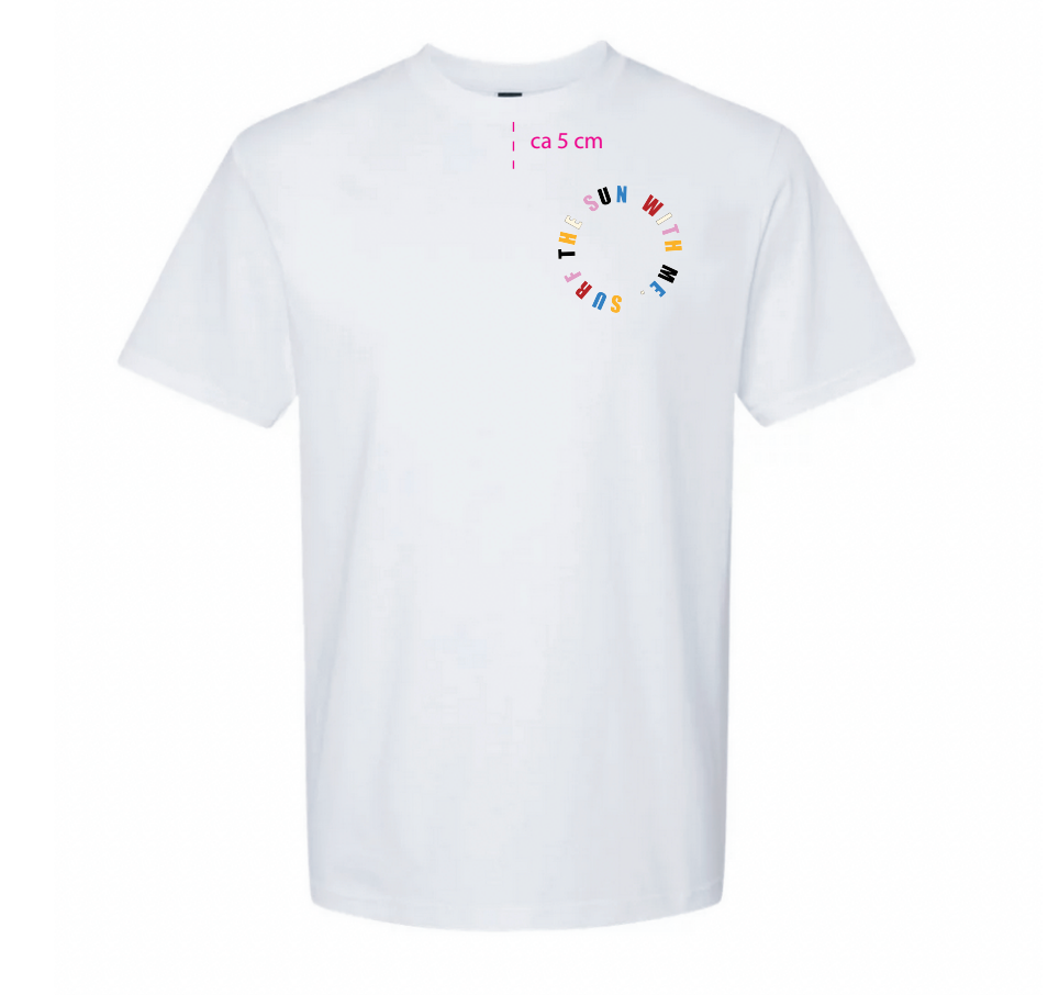 Surf The Sun (white tee)