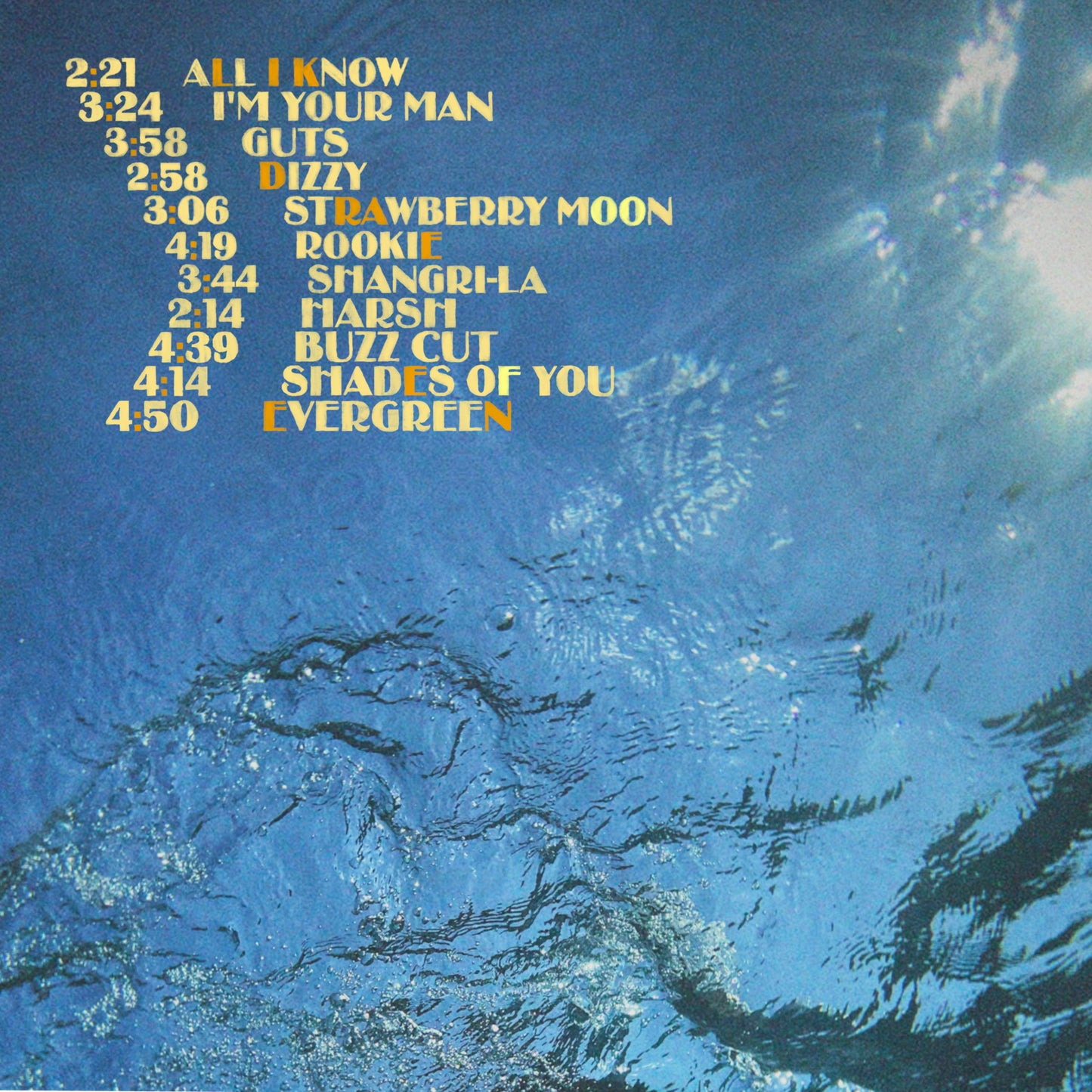 Surf The Sun Eleni Drake Vinyl Limited Edition Back